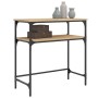 Mesa consola madera de ingeniería roble Sonoma 75x35,5x75 cm de , Mesas auxiliares - Ref: Foro24-834051, Precio: 48,21 €, Des...