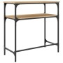 Mesa consola madera de ingeniería roble Sonoma 75x35,5x75 cm de , Mesas auxiliares - Ref: Foro24-834051, Precio: 48,21 €, Des...