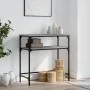 Sonoma gray engineered wood console table 75x35.5x75 cm by , Side tables - Ref: Foro24-834053, Price: 42,89 €, Discount: %
