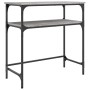 Mesa consola madera de ingeniería gris Sonoma 75x35,5x75 cm de , Mesas auxiliares - Ref: Foro24-834053, Precio: 43,57 €, Desc...