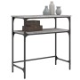 Mesa consola madera de ingeniería gris Sonoma 75x35,5x75 cm de , Mesas auxiliares - Ref: Foro24-834053, Precio: 43,57 €, Desc...