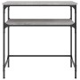 Mesa consola madera de ingeniería gris Sonoma 75x35,5x75 cm de , Mesas auxiliares - Ref: Foro24-834053, Precio: 43,57 €, Desc...