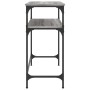 Mesa consola madera de ingeniería gris Sonoma 75x35,5x75 cm de , Mesas auxiliares - Ref: Foro24-834053, Precio: 43,57 €, Desc...