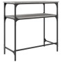 Mesa consola madera de ingeniería gris Sonoma 75x35,5x75 cm de , Mesas auxiliares - Ref: Foro24-834053, Precio: 43,57 €, Desc...
