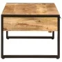 Mesa de centro hierro y madera maciza de mango 100x54x40 cm de , Mesas de centro - Ref: Foro24-356246, Precio: 253,86 €, Desc...