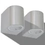 Lámpara de pared exterior 2 uds redonda descendente de vidaXL, Iluminación de exterior - Ref: Foro24-42410, Precio: 39,00 €, ...