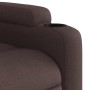 Silla de masaje reclinable de pie de tela marrón oscuro en Sillones | Comprar online en Foru.es