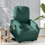 Silla de masaje reclinable de pie de tela verde oscura en Sillones | Comprar online en Foru.es