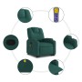 Silla de masaje reclinable de pie de tela verde oscura en Sillones | Comprar online en Foru.es