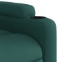 Silla de masaje reclinable de pie de tela verde oscura en Sillones | Comprar online en Foru.es