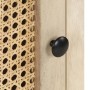 Mesita de noche madera maciza mango y caña natural 40x30x50 cm de vidaXL, Mesitas de noche - Ref: Foro24-323509, Precio: 93,8...