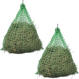 Redes para heno 2 uds redondas 1x1 m PP de vidaXL, Comederos y bebederos de ganado - Ref: Foro24-142140, Precio: 23,10 €, Des...