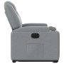Sillón eléctrico reclinable elevable de tela gris claro en Sillones | Comprar online en Foru.es