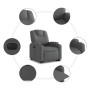 Sillón eléctrico reclinable elevable de tela gris oscuro en Sillones | Comprar online en Foru.es