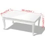 Coffee table 100 x 60 x 42 glossy white by vidaXL, Coffee table - Ref: Foro24-243380, Price: 193,27 €, Discount: %