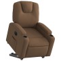 Sillón eléctrico reclinable elevable de tela marrón en Sillones | Comprar online en Foru.es
