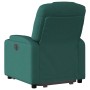 Sillón eléctrico reclinable elevable de tela verde oscuro en Sillones | Comprar online en Foru.es
