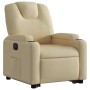 Sillón eléctrico reclinable elevable de tela color crema en Sillones | Comprar online en Foru.es