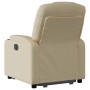 Sillón eléctrico reclinable elevable de tela color crema en Sillones | Comprar online en Foru.es