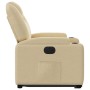 Sillón eléctrico reclinable elevable de tela color crema en Sillones | Comprar online en Foru.es