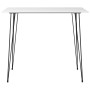 Mesa alta y taburetes de bar 5 piezas blanco de , muebles para cocinas y comedores - Ref: Foro24-3057404, Precio: 352,45 €, D...