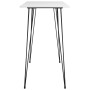 Mesa alta y taburetes de bar 5 piezas blanco de , muebles para cocinas y comedores - Ref: Foro24-3057404, Precio: 352,45 €, D...