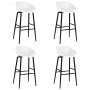 Mesa alta y taburetes de bar 5 piezas blanco de , muebles para cocinas y comedores - Ref: Foro24-3057404, Precio: 352,45 €, D...
