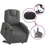 Sillón de masaje eléctrico reclinable elevable tela gris oscuro en Sillones | Comprar online en Foru.es