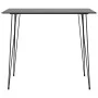 Mesa alta y taburetes de bar 7 piezas negro de , muebles para cocinas y comedores - Ref: Foro24-3057389, Precio: 600,06 €, De...
