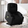 Sillón de masaje eléctrico reclinable elevable tela negro en Sillones | Comprar online en Foru.es