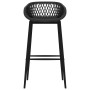 Mesa alta y taburetes de bar 7 piezas negro de , muebles para cocinas y comedores - Ref: Foro24-3057473, Precio: 544,16 €, De...