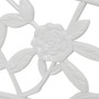 Banco de jardín de aluminio fundido blanco 100 cm de vidaXL, Bancos de jardín - Ref: Foro24-42167, Precio: 158,73 €, Descuent...
