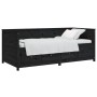 Sofá cama de madera maciza de pino negro 100x200 cm de , Camas y somieres - Ref: Foro24-820900, Precio: 327,12 €, Descuento: %