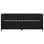 Sofá cama de madera maciza de pino negro 100x200 cm de , Camas y somieres - Ref: Foro24-820900, Precio: 327,12 €, Descuento: %
