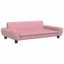 Cama para perros de terciopelo rosa 100x54x33 cm en Camas para perros | Comprar online en Foru.es