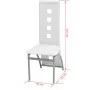 Conjunto de comedor de cinco piezas blanco de vidaXL, muebles para cocinas y comedores - Ref: Foro24-242909, Precio: 307,85 €...