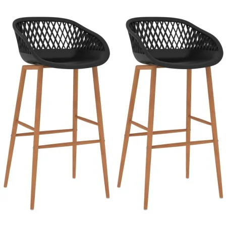 Taburetes de cocina 2 unidades negro de , Taburetes de cocina - Ref: Foro24-248152, Precio: 142,16 €, Descuento: %