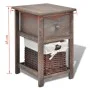 Mesitas de noche 2 unidades madera marrón de , Mesitas de noche - Ref: Foro24-242869, Precio: 111,47 €, Descuento: %