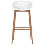 Taburetes de bar 4 unidades blanco de , Taburetes de cocina - Ref: Foro24-248165, Precio: 279,63 €, Descuento: %