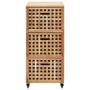 Badezimmerschrank aus massivem Walnussholz, 41 x 41 x 91 cm von , Schließfächer und Lagerschränke - Ref: Foro24-247601, Preis...