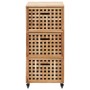 Mueble de baño madera maciza de nogal 41x41x91 cm de , Taquillas y armarios de almacenamiento - Ref: Foro24-247601, Precio: 1...