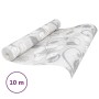 Papel pintado 3D no tejido estampado de flores gris 10x0,53 m de , Papel pintado - Ref: Foro24-353403, Precio: 19,78 €, Descu...