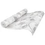 Papel pintado 3D no tejido estampado de flores gris 10x0,53 m de , Papel pintado - Ref: Foro24-353403, Precio: 19,40 €, Descu...