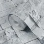 Papel pintado 3D no tejido aspecto piedra gris claro 10x0,53 m de , Papel pintado - Ref: Foro24-353393, Precio: 11,18 €, Desc...
