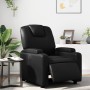 Sillón reclinable eléctrico de cuero sintético negro en Sillones | Comprar online en Foru.es