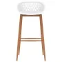 Mesa alta y taburetes de bar de 5 piezas blanco de , muebles para cocinas y comedores - Ref: Foro24-3057435, Precio: 403,70 €...