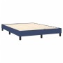 Cama box spring colchón y luces LED tela azul 140x200 cm de , Camas y somieres - Ref: Foro24-3133483, Precio: 447,80 €, Descu...