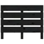 Cabecero de cama madera maciza de pino negro 100x3x80 cm de , Cabeceros y pies de cama - Ref: Foro24-821336, Precio: 35,59 €,...