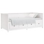 Sofá cama madera maciza de pino blanco 90x190 cm de , Camas y somieres - Ref: Foro24-820912, Precio: 418,50 €, Descuento: %