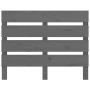 Cabecero de cama madera maciza de pino gris 100x3x80 cm de , Cabeceros y pies de cama - Ref: Foro24-821334, Precio: 42,35 €, ...